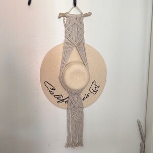 Neutral Macrame Wall Hanger - Cream Boho Wall Decor